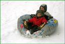 Sledding in the Park